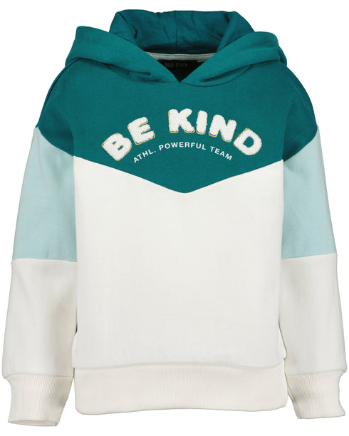 Blue Seven Girls "Be Kind" Hoody – Green & Off-White 764714