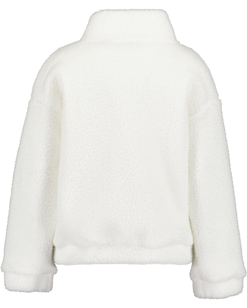 Blue Seven Girls Ful Zip Fleece Jacket – White 764718
