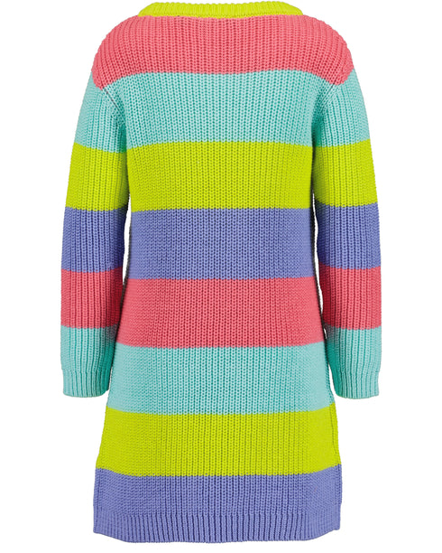 Blue Seven Girls Striped Knit Dress – Pastel Colours 773709