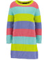 Blue Seven Girls Striped Knit Dress – Pastel Colours 773709