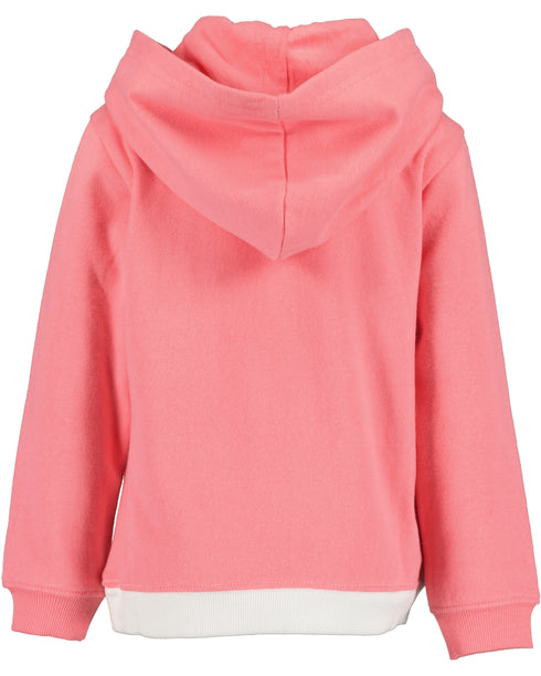 Blue Seven Girls Unicorn Print Hoody – Salmon and Off White 764700