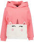Blue Seven Girls Unicorn Print Hoody – Salmon and Off White 764700