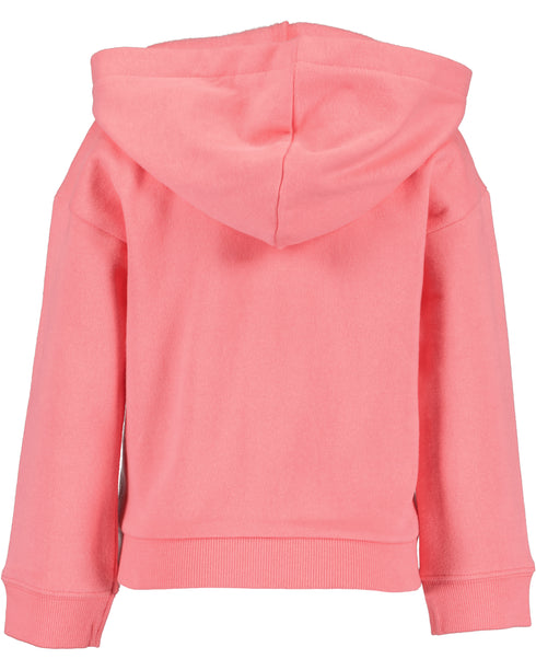 Blue Seven Full-Zip Hoody – Salmon with Pastel Rainbow Design 764701
