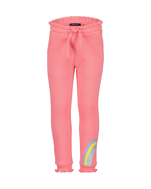 Blue Seven Girls Sweatpants elastic waist with ruffle edge 775166