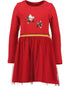 Blue Seven Girls Dress Bright Red with Stars on Tulle Skirt - 773716