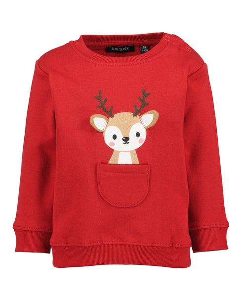 Blue Seven Toddler Girls Christmas Sweatshirt – 957100