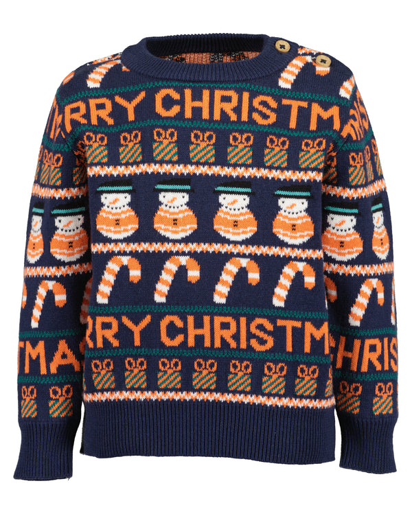 Blue Seven Toddler Boys Christmas Jumper - 987066