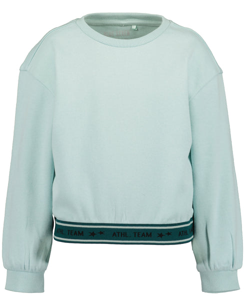 Blue Seven Girls Sweatshirt – Light Green with Contrasting Waistband 750787