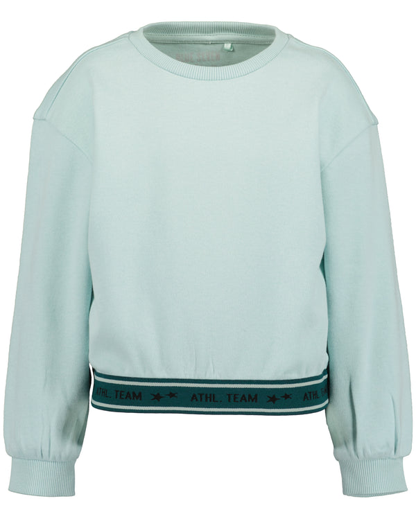 Blue Seven Girls Sweatshirt – Light Green with Contrasting Waistband 750787