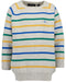 Boys Blue Seven Striped Dinosaur Logo Pullover – 869102