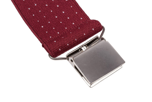 JKEL MB 01 Mens Dotted Wide Clip Braces