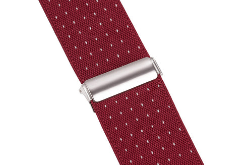 JKEL MB 01 Mens Dotted Wide Clip Braces