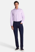 Benetti Menswear Brad Lilac Comfort Fit Non-Iron Cotton Shirt