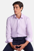 Benetti Menswear Brad Lilac Comfort Fit Non-Iron Cotton Shirt