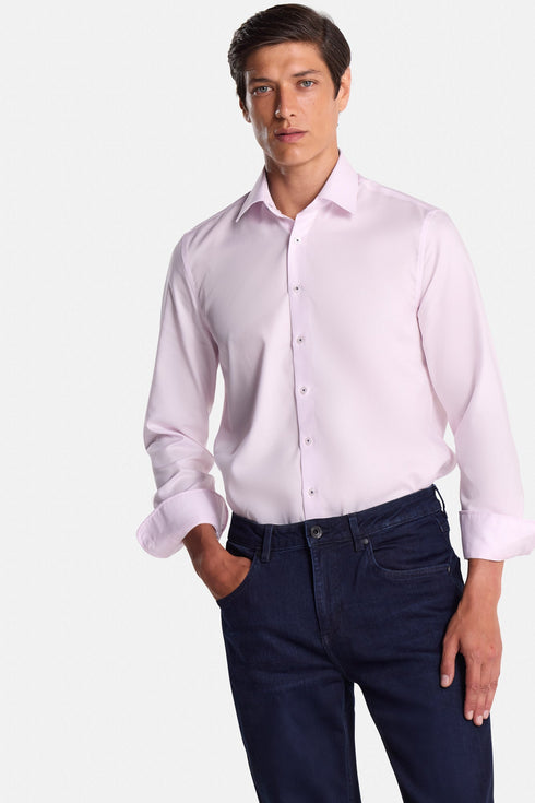 Benetti Brad Tapered Fit Long Sleeve Formal Shirt - Men's Non-Iron Cotton