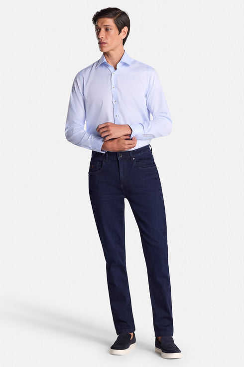 Benetti Brad Tapered Fit Long Sleeve Formal Shirt - Men's Non-Iron Cotton