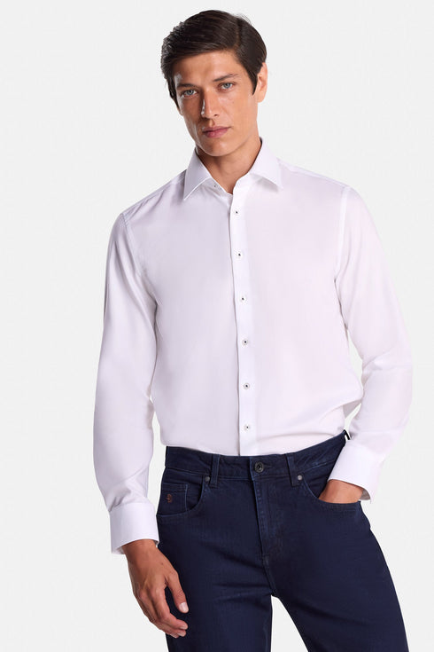 Benetti Brad Tapered Fit Long Sleeve Formal Shirt - Men's Non-Iron Cotton