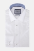 Benetti Menswear Brad White Tapered Fit Non-Iron Cotton Shirt