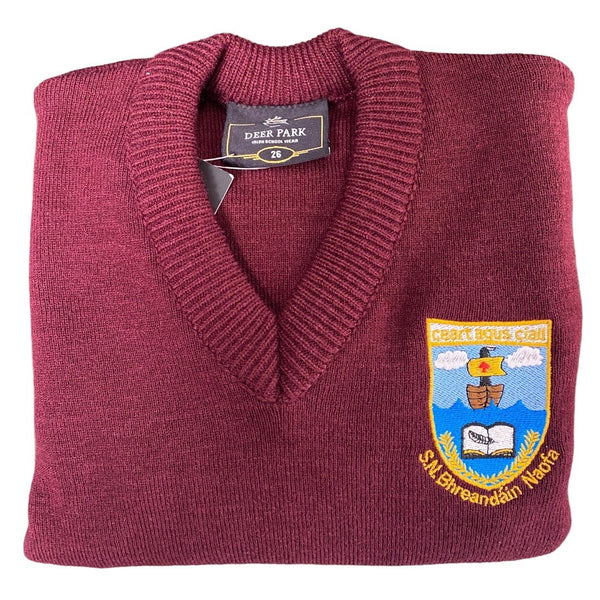 Official St Brendan's National School Loughrea Crested Jumper