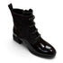Loretta Vitale Patent Leather Ankle Boot C38132 - Chocolate Brown