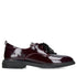 Loretta Vitale Patent Leather Beaded Lace Loafer Shoe C38154 - Bordo