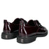 Loretta Vitale Patent Leather Beaded Lace Loafer Shoe C38154 - Bordo
