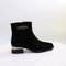 Loretta Vitale Suede Ankle Boot C38167 - Black Suede