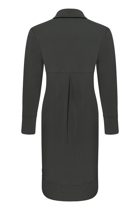 Kimara Caya Midi Shirt Dress CAYA - Grey Souk