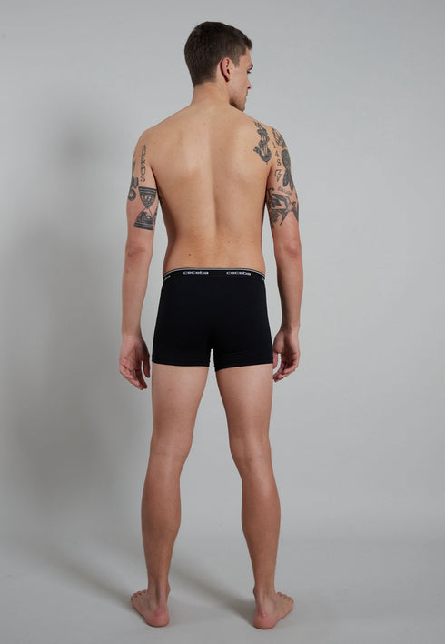 Ceceba Men's Slim Fitting Boxer Briefs 2-Pack Black
