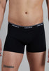 Ceceba Men's Slim Fitting Boxer Briefs 2-Pack Black