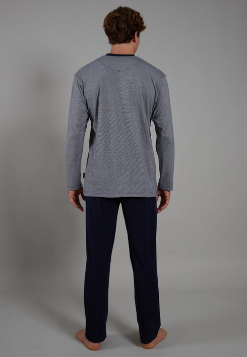 CECEBA Men’s 100% Cotton Striped Pajamas – Seoul 030632