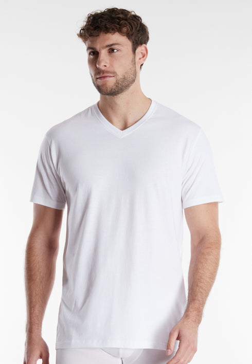 CECEBA Men’s Plain V-Neck T-Shirt 2-Pack – 1578