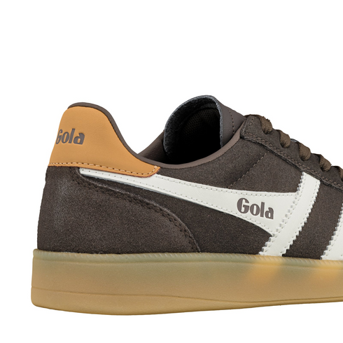 Gola Womens Viper Heritage Suede Trainer CLB735DC - Mocha/Off White/Brown Sugar/Gum
