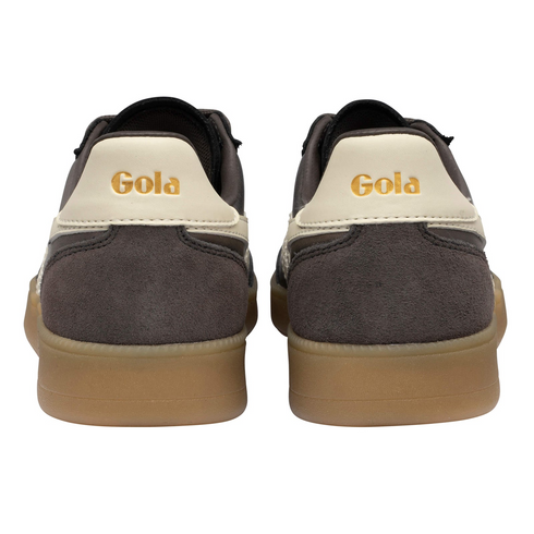 Gola Womens Viper Heritage Metallic Trainer CLB783DJ - Pewter/Off White/Gum