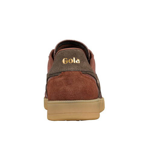 Gola Mens Viper Serra Trainer CMB942TT - Cognac Pebble/Dark Brown/Gum