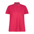 CMP Womens Magenta Technical Breathable Dry Function Outdoor Polo Shirt 3T59676
