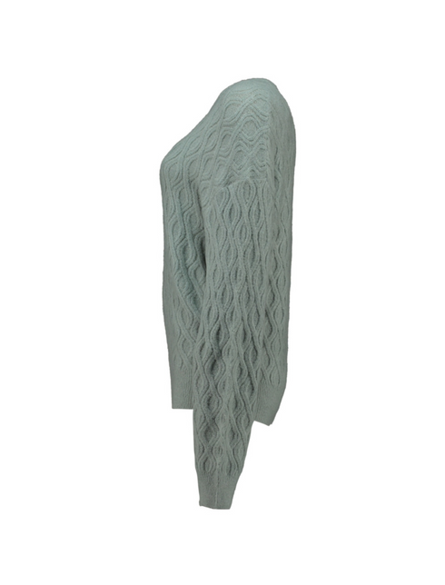 Hailys Ladies Lo44la Long Sleeve Knit Top - Willow Green COK-2412026