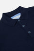 Benetti Calvin Button Knit Long Sleeve Cotton Polo