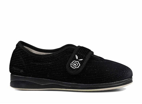 Padders Camilla 447 Women's Velcro Slippers - Wide Fit with Memory Foam Comfort