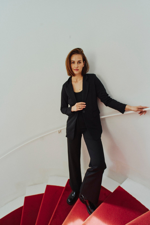 Freequent Nanni 126724 Straight Fit Classic Blazer