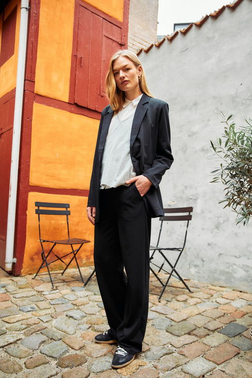 Freequent Nanni 126724 Straight Fit Classic Blazer