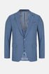 Travis by Benetti Carlos Three-Piece Cobalt Blue Slim Fit Suit - Scoop Waistcoat & Pleated Trousers
