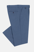Travis by Benetti Carlos Three-Piece Cobalt Blue Slim Fit Suit - Scoop Waistcoat & Pleated Trousers
