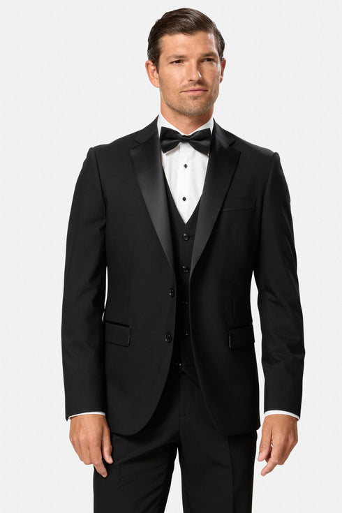 Benetti Mix & Match Carnaby Black Tuxedo Jacket - Lester Fit