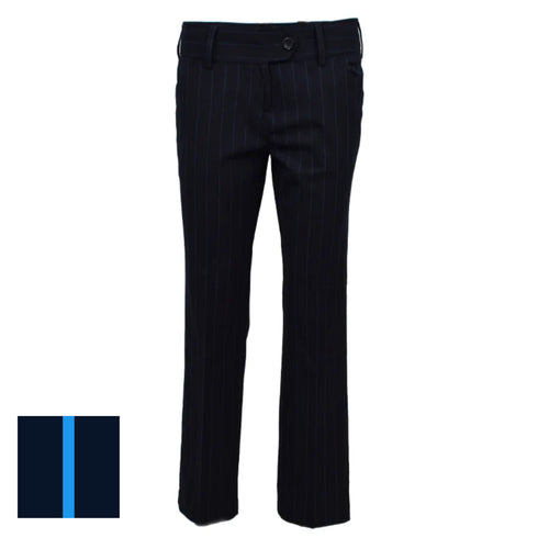 Casablanca Lily Girls Navy with Blue Pinstripe Tailored School Trousers