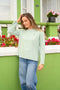 Lighthouse Soft Pistachio Causeway Breton Top