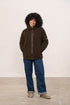 Lighthouse Cobh in Cocoa Full-Zip Funnel-Neck Fleece Jacket