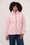 Lighthouse Pale Pink Cobh Full-Zip Funnel-Neck Fleece Jacket