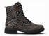 Remonte D2S72-03 Black Brown Combi Croc Lace Comfort Side Zip Ankle Boot