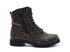 Remonte D2S72-03 Black Brown Combi Croc Lace Comfort Side Zip Ankle Boot